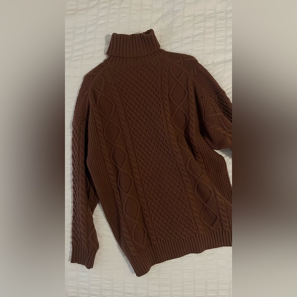 Sunday Best Peggy Turtleneck in Cognac - Picture 4 of 4